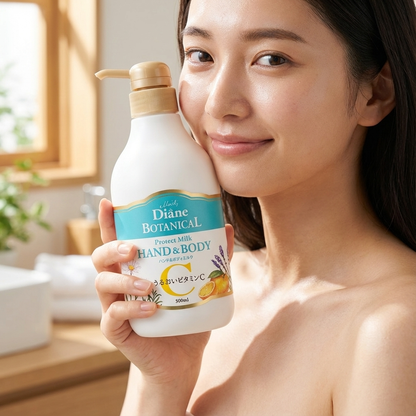 Diane Botanical Vitamin C Hand & Body Protect Milk 500ml