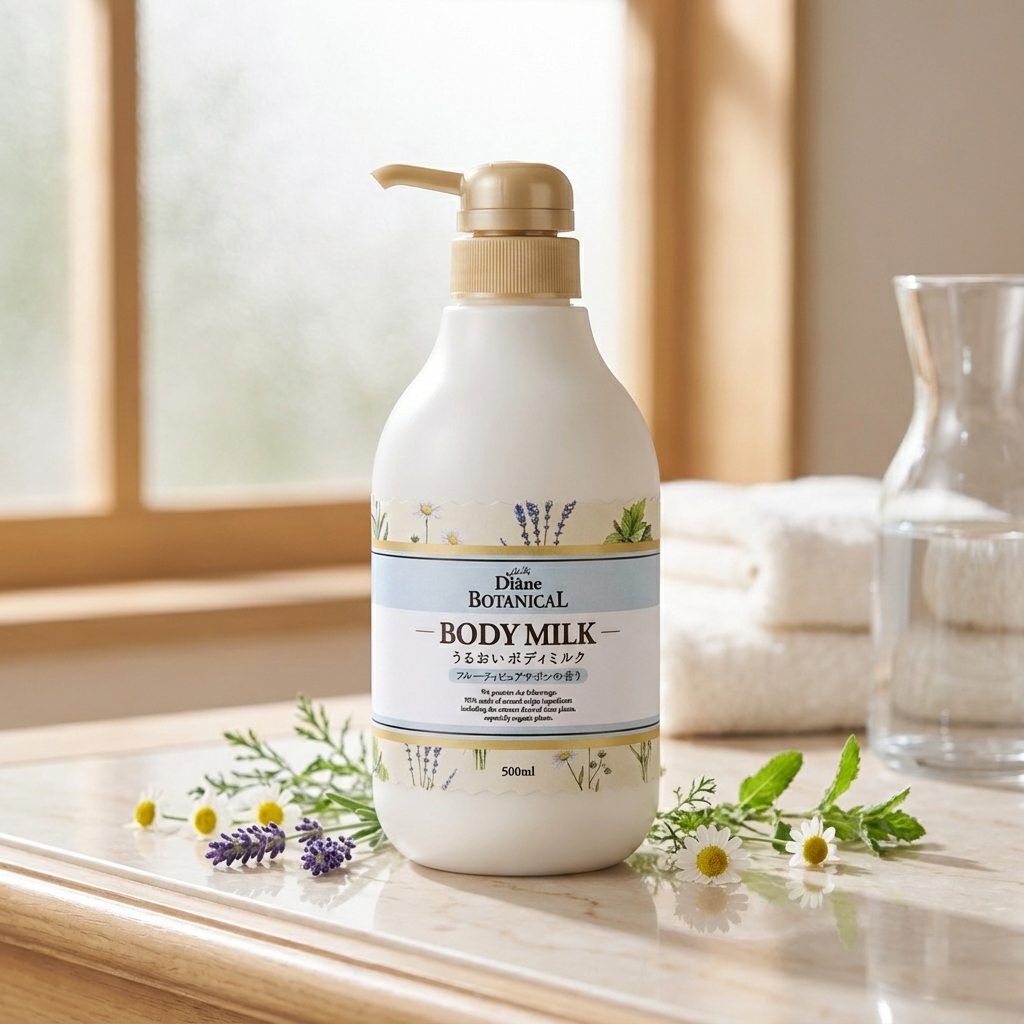 Diane Botanical Deep Moist Body Milk Fruity Pure Savon 500ml