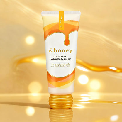 & Honey (Rich Moist) Whip Body Cream 180g