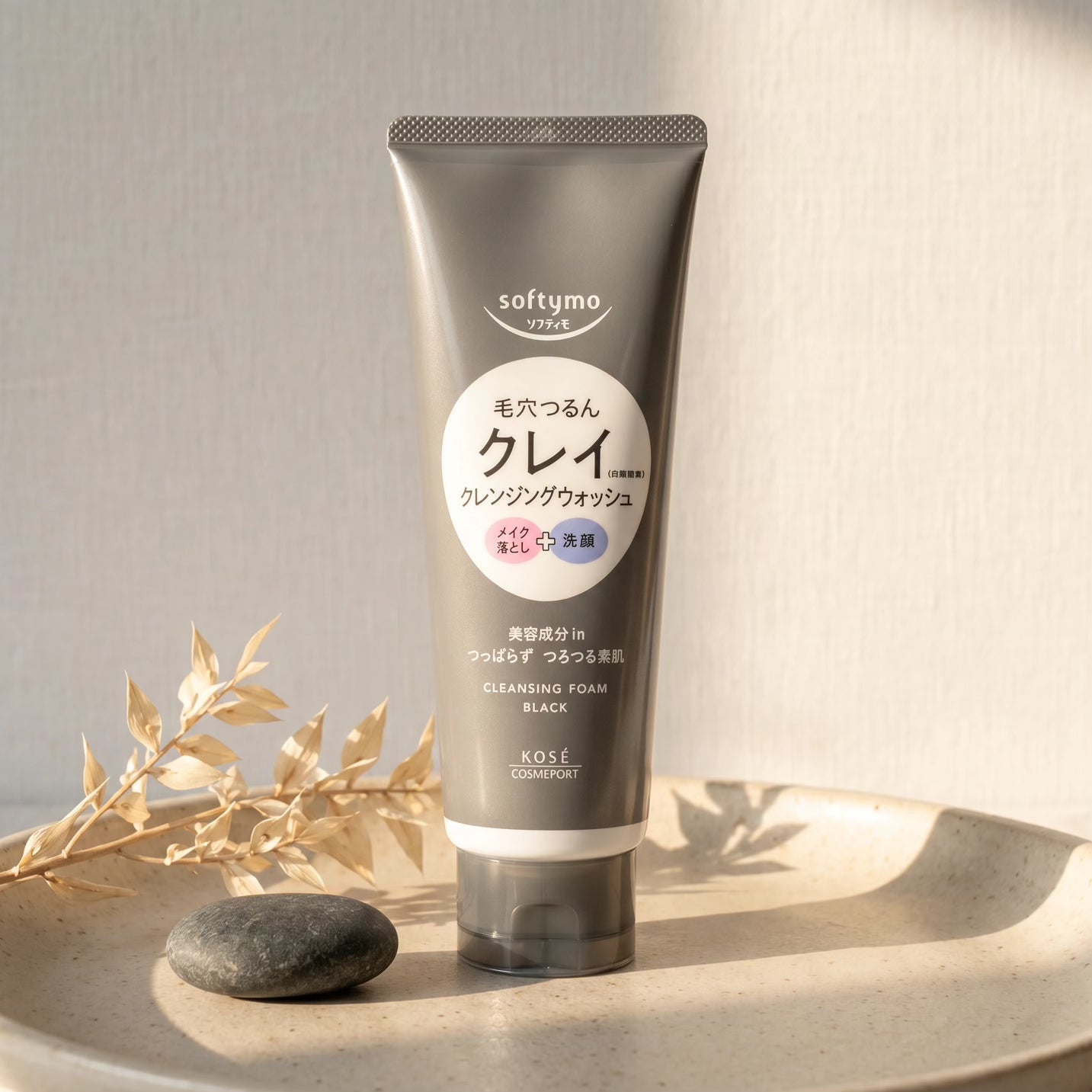 Kose Softymo Clay Cleansing Wash Foam 160g