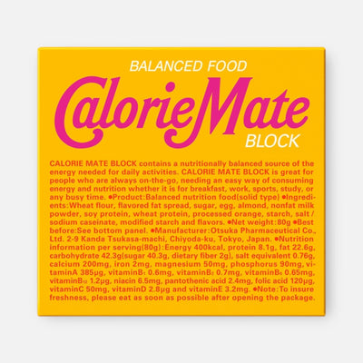 Otsuka Seika Calorie Mate Block 80g (4 bars) (Various Flavors)