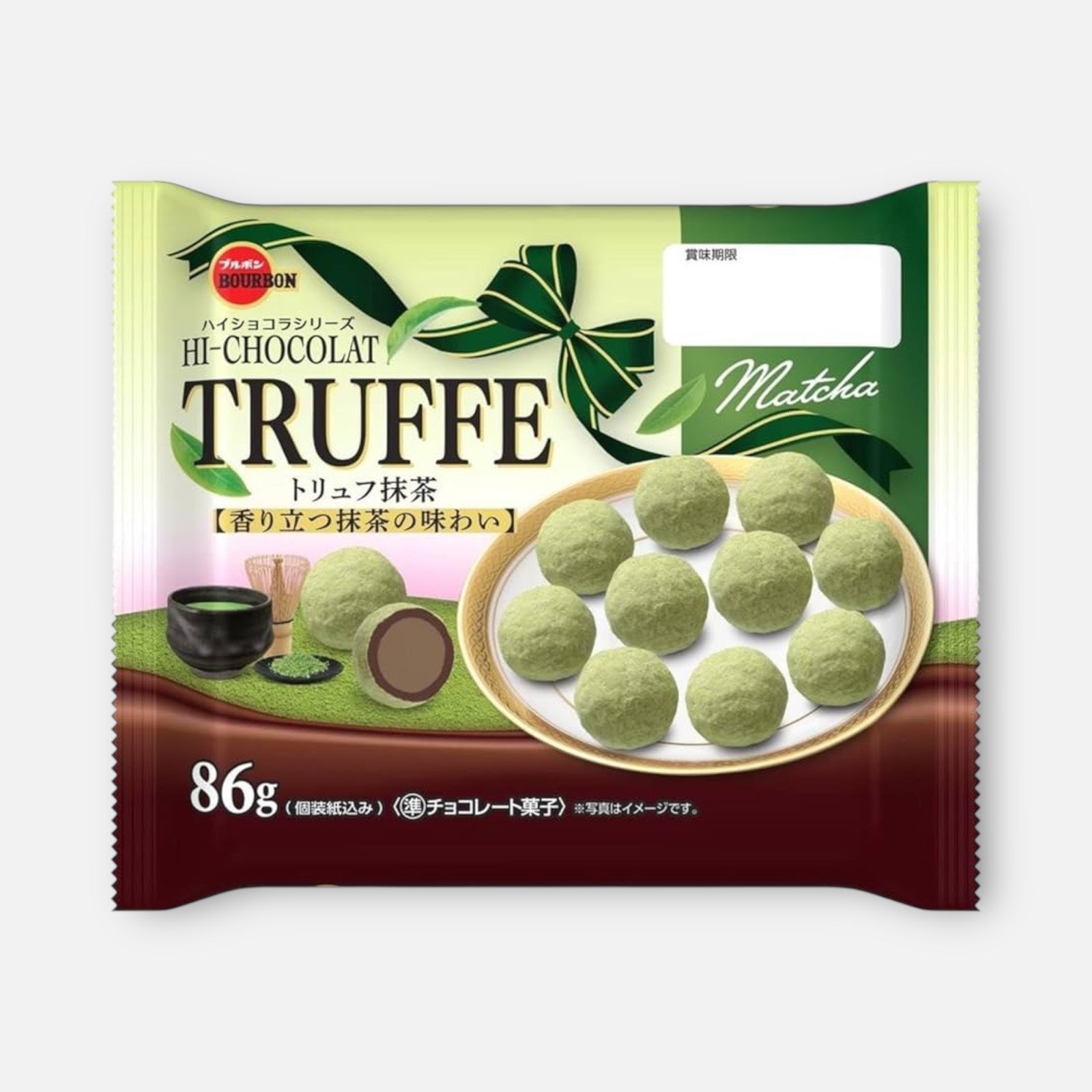 Bourbon Truffe Matcha 86g