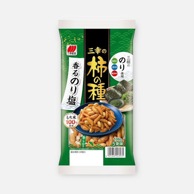Kameda Kaki No Tane 3 Types of Seaweeds Peanut Snack 106g (5 Packs Inside)