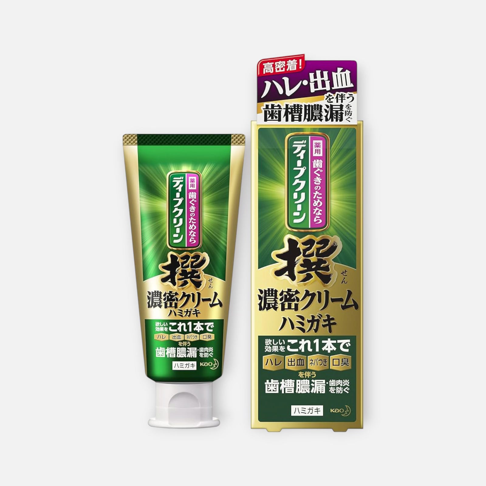 Kao Deep Clean SEN Rich Cream Sensitive Care Medicated Toothpaste 100g