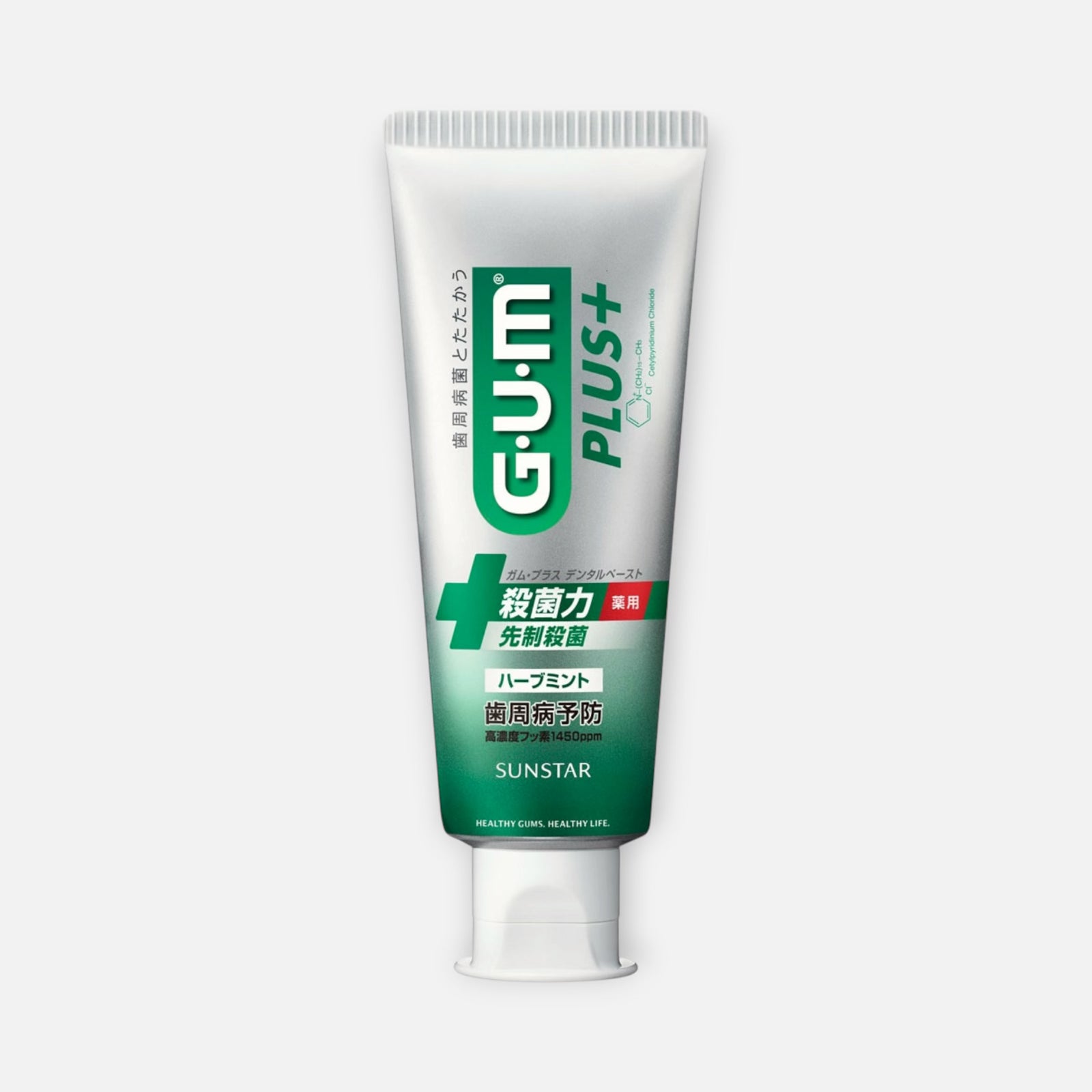 SUNSTAR GUM Plus Toothpaste 120g (Various Flavors)