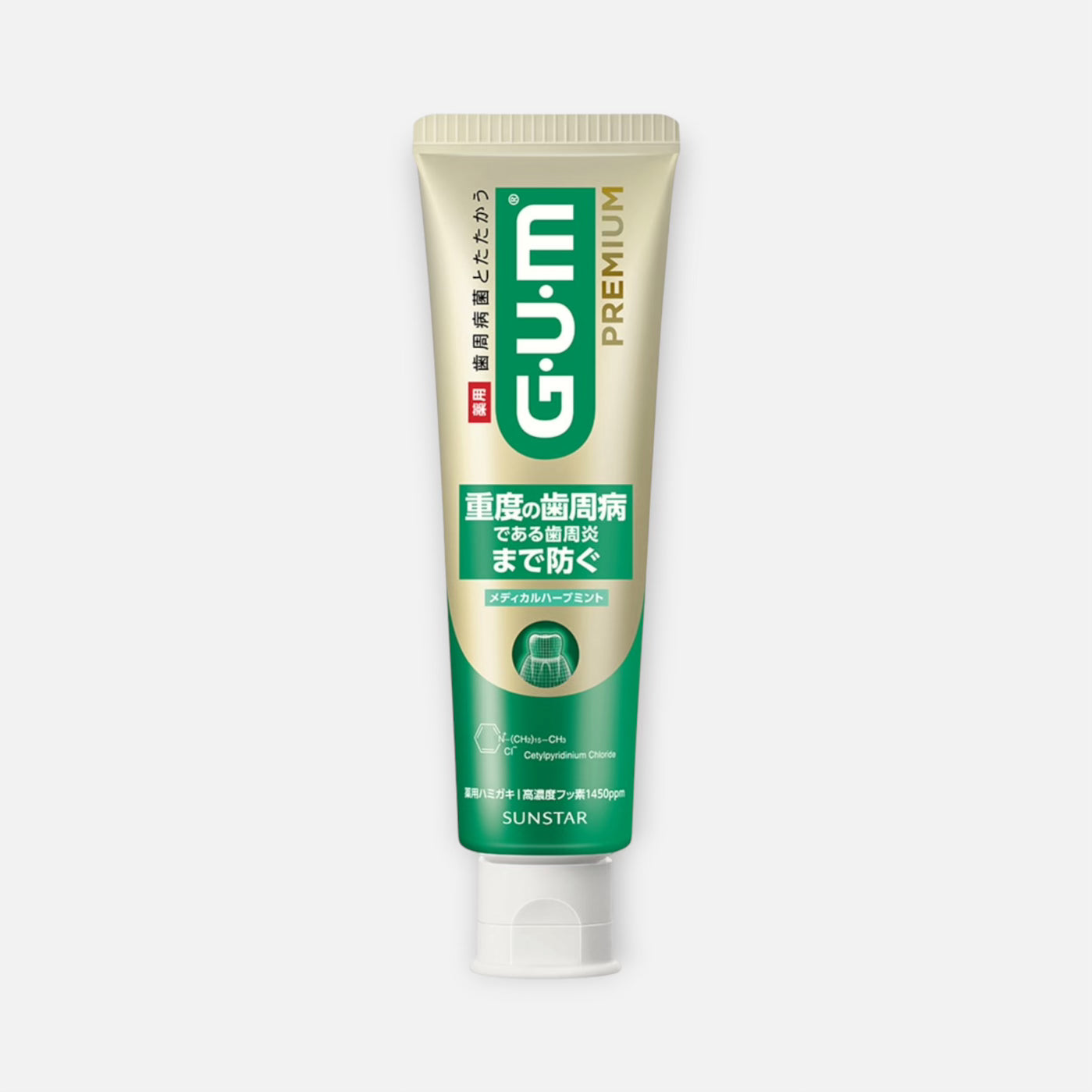 SUNSTAR GUM Premium Toothpaste 85g (Various Flavors)