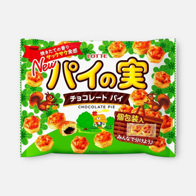Lotte Pie No Mi Chocolate Snacks 124g