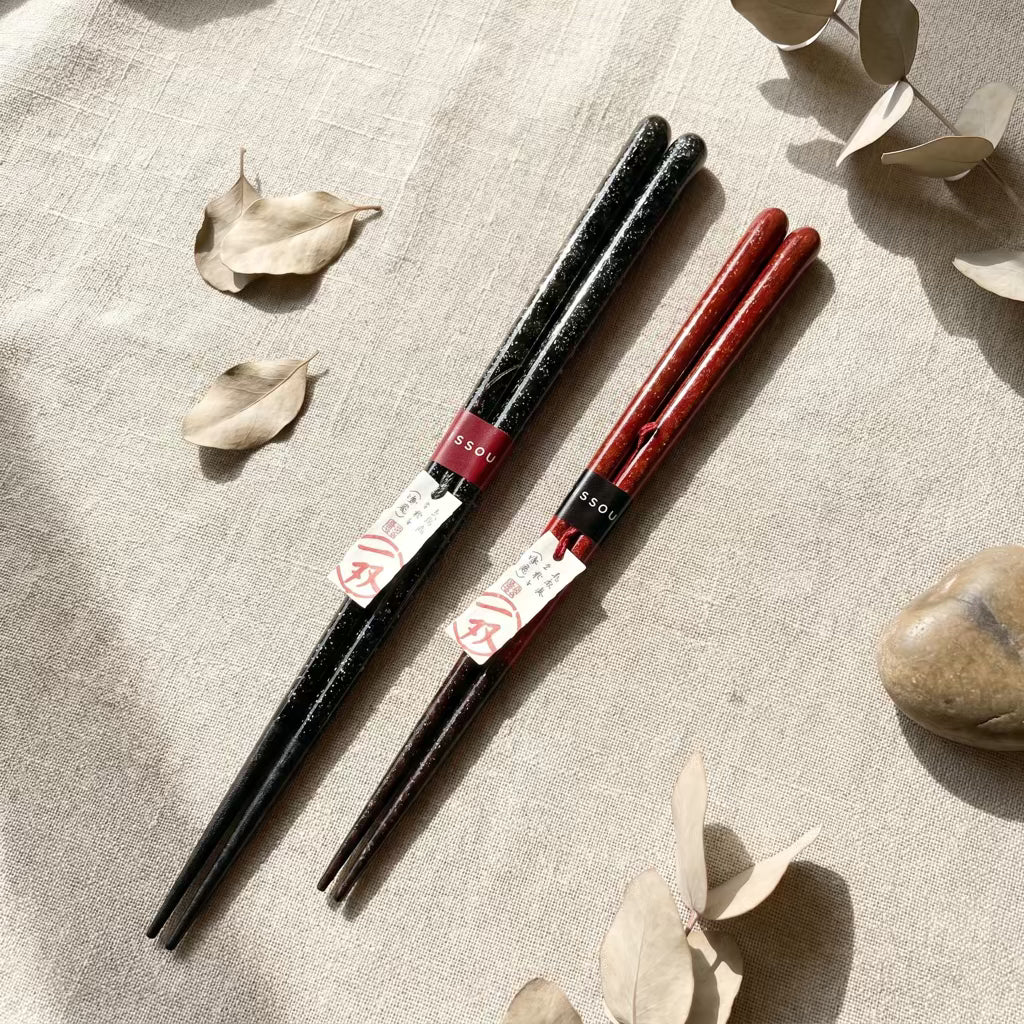 ISSOU Premium Pair Chopsticks with Paulownia Gift Box