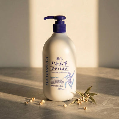 Reihaku Hatomugi Moisturizing Body Milk 400ml