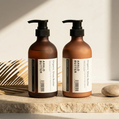 Ahalo Butter Organic Shampoo & Treatment SET (450ml x2)