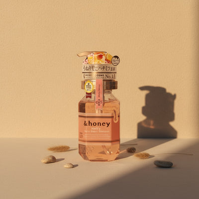 & Honey Melty Moist Repair Shampoo, Treatment & Hair Oil Set 440ml Each + 100ml