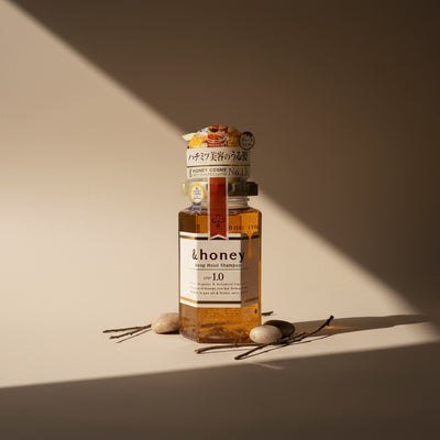 & Honey Deep Moist Shampoo, Treatment & Hair Oil Set 440ml Each + 100ml