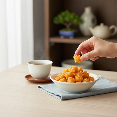 Kameda Kotsubukko (Soy Sauce & Honey) Fried Rice Snack 100g (4 Packs Inside)