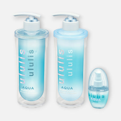 Ululis Aqua Water Conc Moisture Hair Shampoo, Treatment & Hair Oil SET (340ml/335g + 100ml)