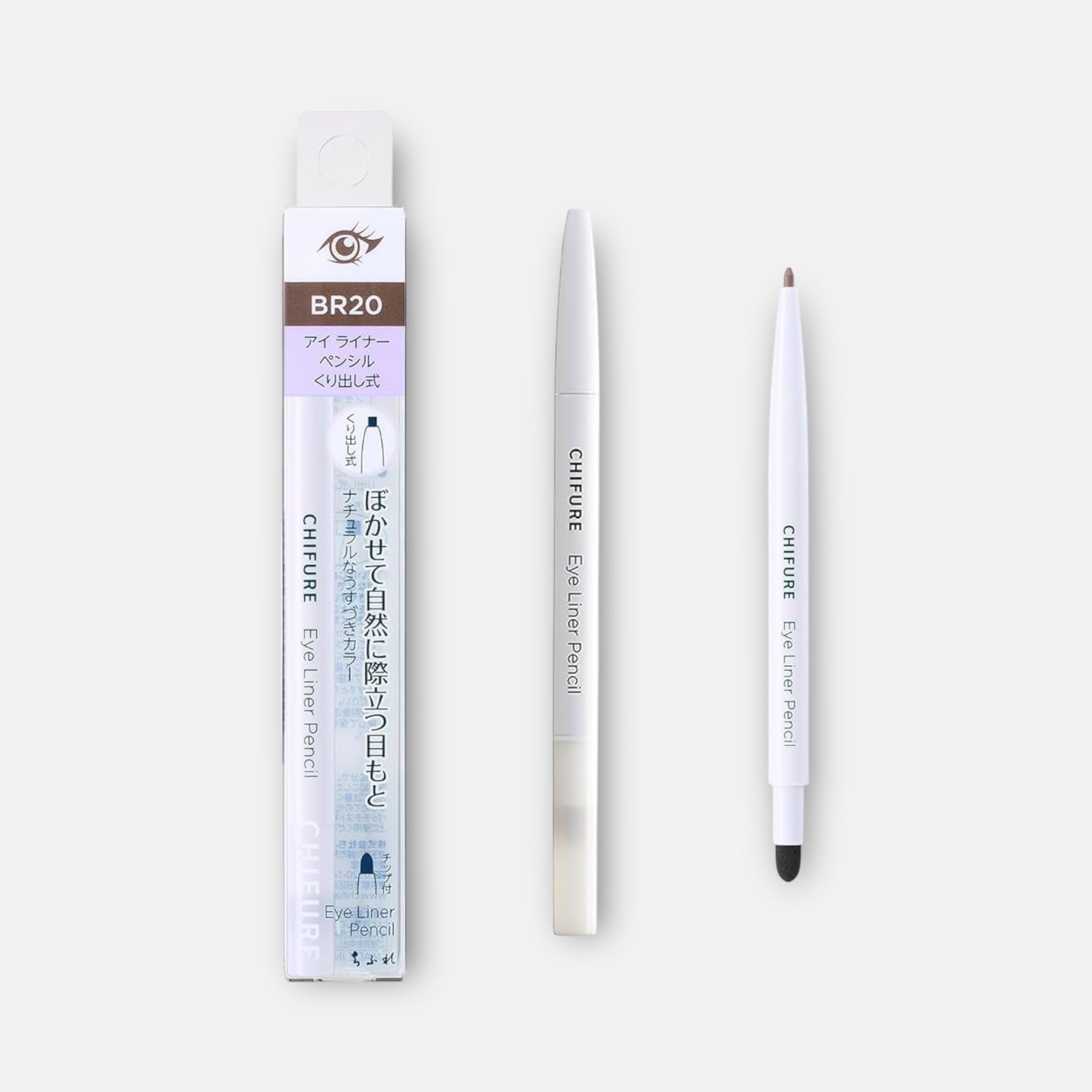 Chifure Retractable Eye Liner Pencil (Various Shades)