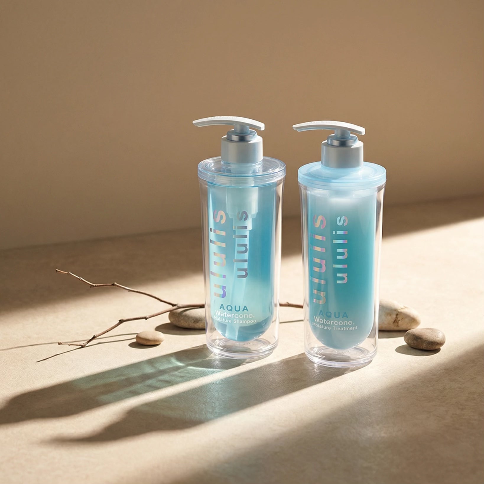 Ululis Aqua Water Conc Moisture Hair Shampoo & Treatment SET (340ml/335g)