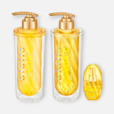 Ululis Vita C Water Conc EX Repair Hair Shampoo, Treatment & Hair Oil SET (340ml/335g + 100ml)