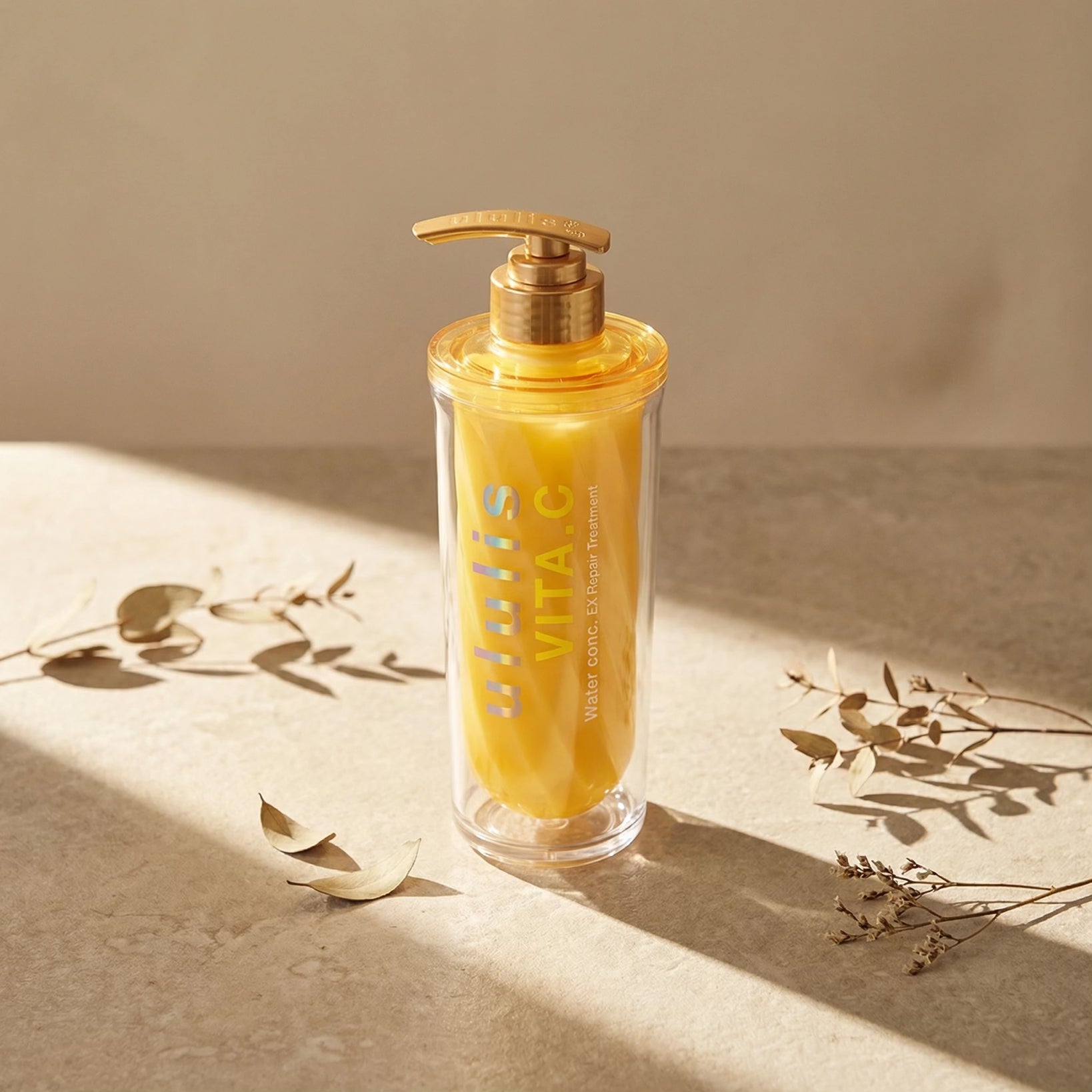 Ululis Vita C Water Conc EX Repair Hair Shampoo, Treatment & Hair Oil SET (340ml/335g + 100ml)