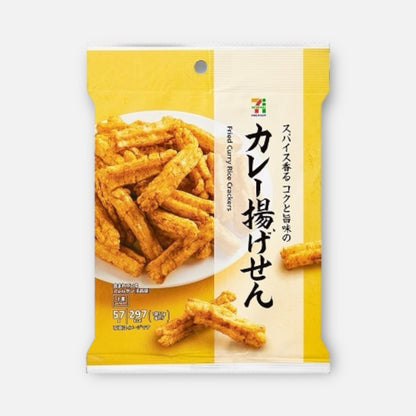 Seven Eleven Fried Curry Rice Crackers 57g