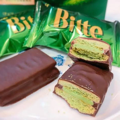 Glico Bitte Matcha Chocolate (6 units)
