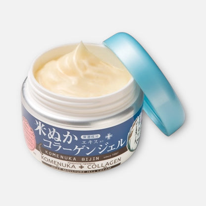 Nihon Sakari Komenuka Rice Bran & Collagen Deep Moisture Gel Cream 100g