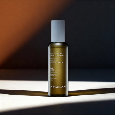 Argelan Bounce Glow Organic Lotion Enrich Bakuchiol & Myrothamnus 160ml