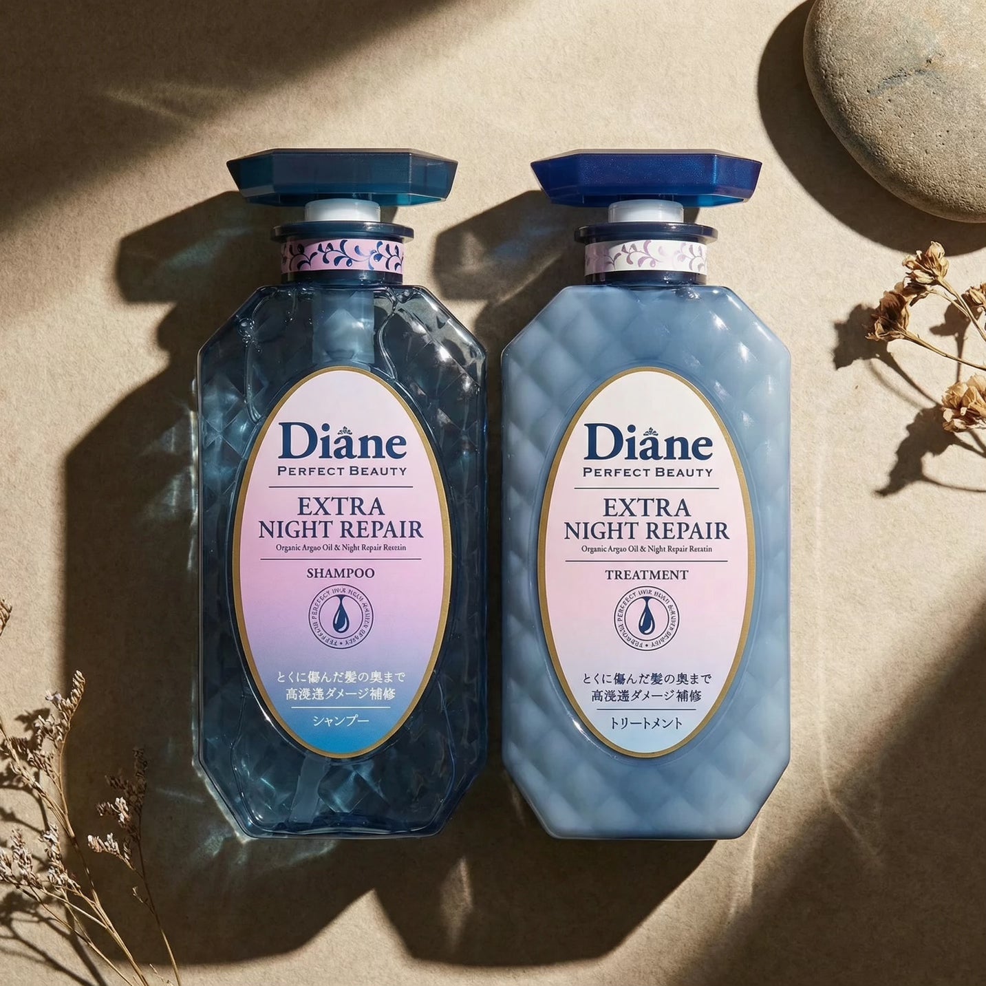 Diane Extra Night Repair Shampoo & Treatment Set 450ml Each