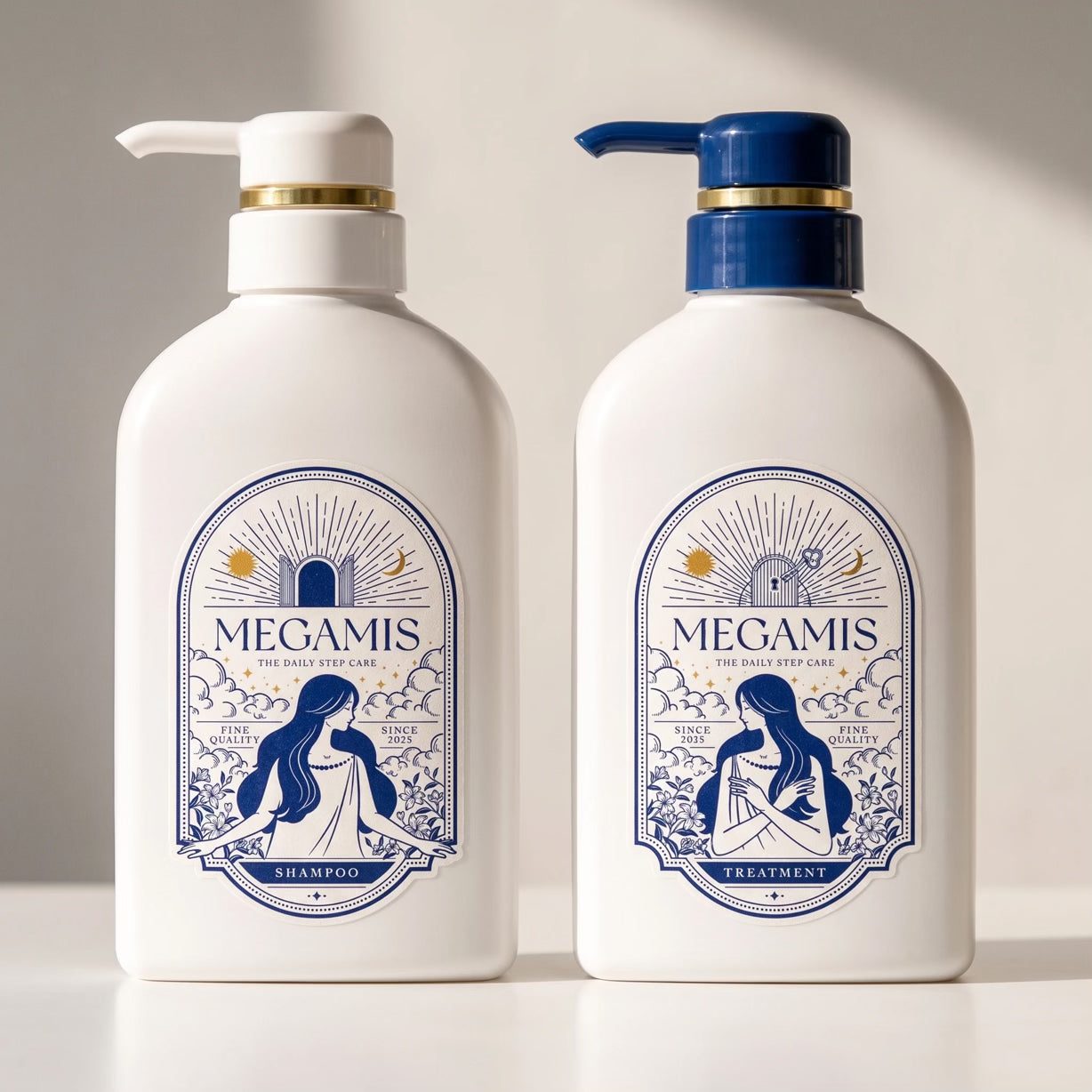 LION Megamis Shampoo & Treatment Set (440ml Each)
