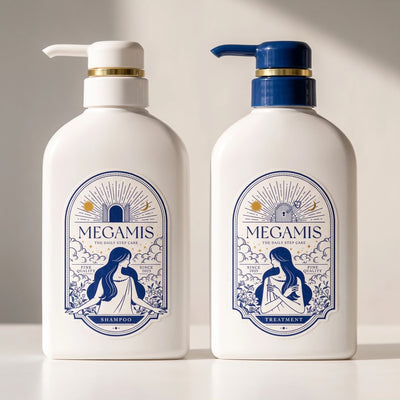 LION Megamis Shampoo & Treatment Set (440ml Each)
