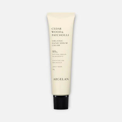 Argelan Organic Hand Serum Cream Cedarwood & Patchouli 50g