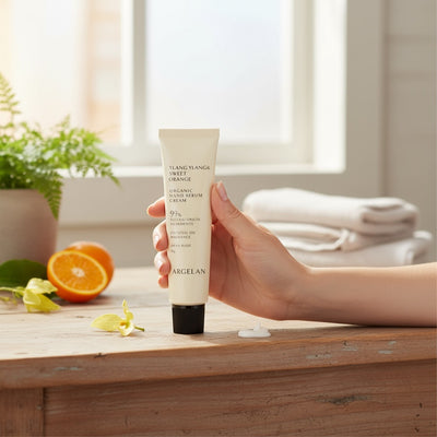 Argelan Organic Hand Serum Cream Ylang Ylang & Sweet Orange 50g
