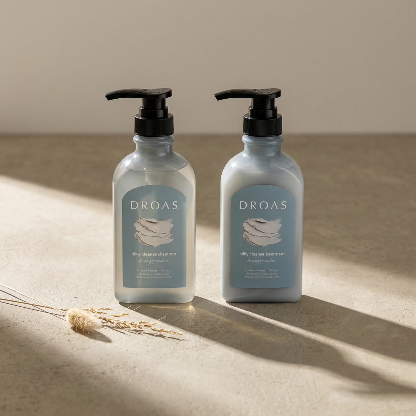 Droas Silky Cleanse Shampoo & Conditioner Set (400ml Each)