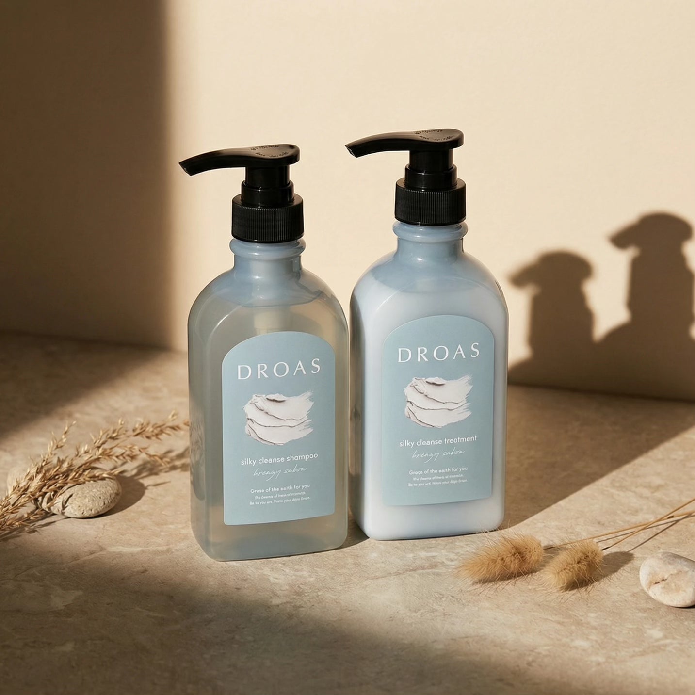 Droas Silky Cleanse Shampoo & Conditioner Set (400ml Each)
