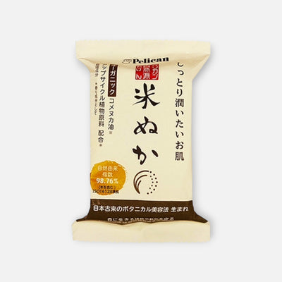 Pelican Soap Organic Soap Bar Komenuka (Rice Bran) 100g