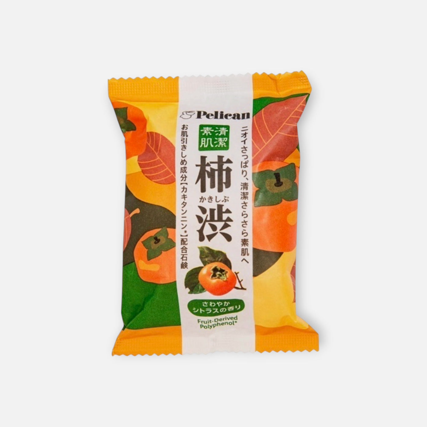 Pelican Soap Deodorizing Soap Bar (Fruit Derived Polyphenol) 80g