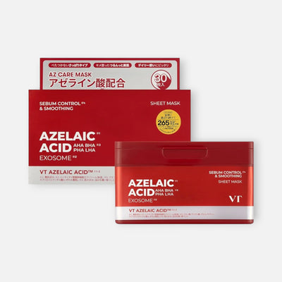VT Cosmetics Azelaic Acid Exosome Skincare Mask (30 Sheets)