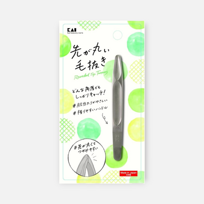 KAI Rounded Tip Precision Tweezers
