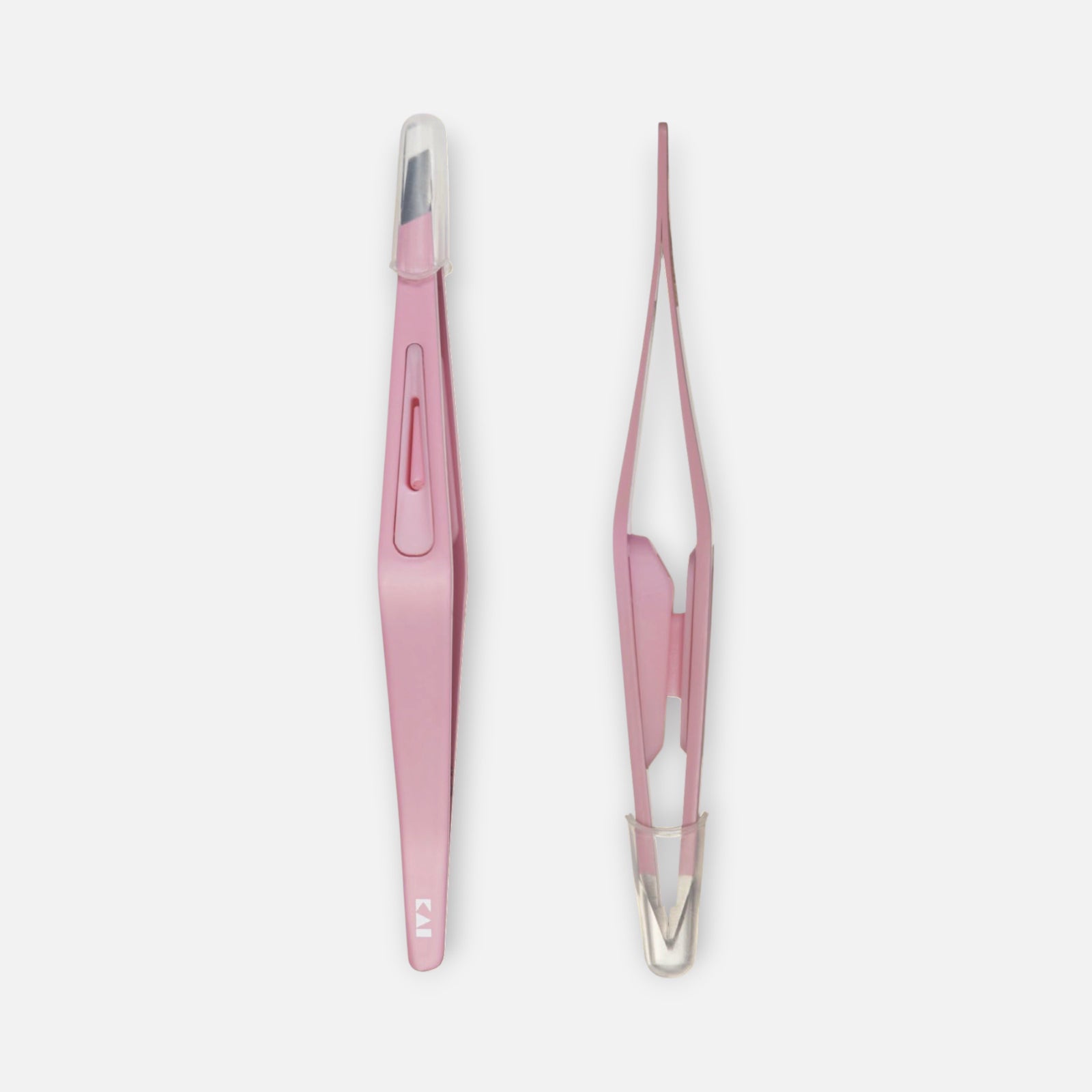 KAI Precision Slant Tip Tweezers (Pink)