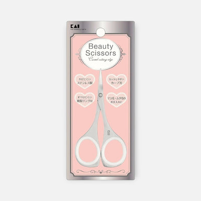 KAI Beauty Scissors with Curved Cutting Edge