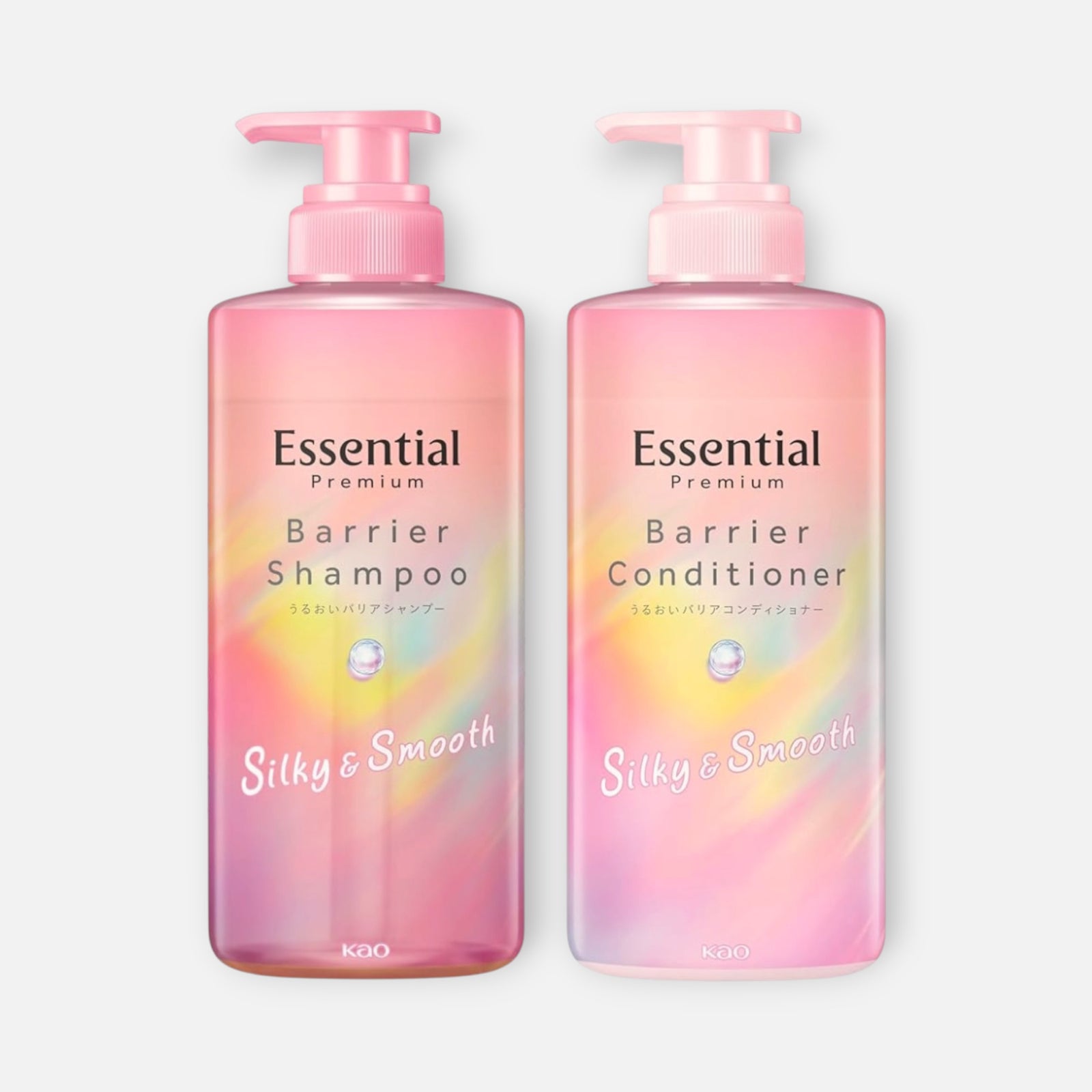 Kao Essential Premium Silky & Smooth Shampoo & Conditioner Set (450ml Each)