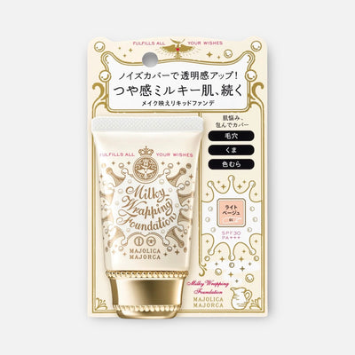 Majolica Majorca Milky Wrapping Foundation SPF30 PA+++ 30g (Various Shades)