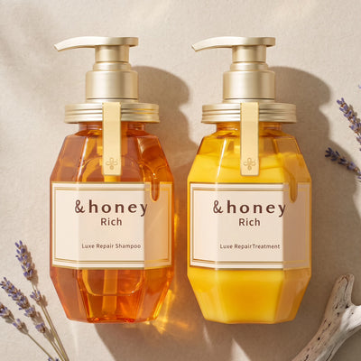 & Honey Rich Luxe Repair Shampoo 440ml & Treatment 440g Set