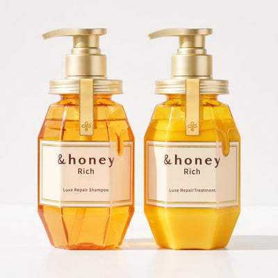 & Honey Rich Luxe Repair Shampoo 440ml & Treatment 440g Set