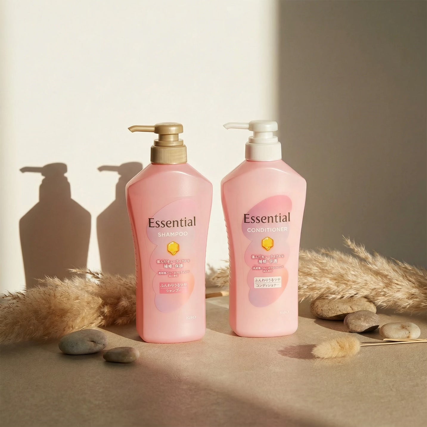 Kao Essential (Smooth) Shampoo & Conditioner Set (450ml Each)