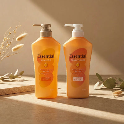 Kao Essential (Moisture) Shampoo & Conditioner Set (450ml Each)