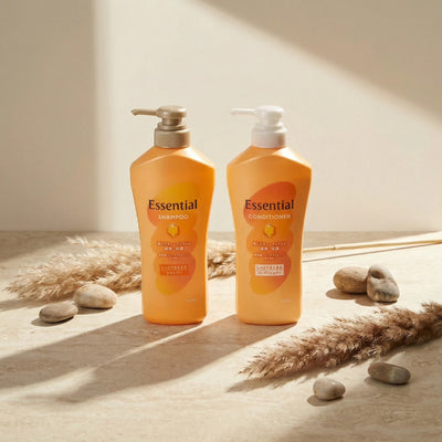 Kao Essential (Moisture) Shampoo & Conditioner Set (450ml Each)