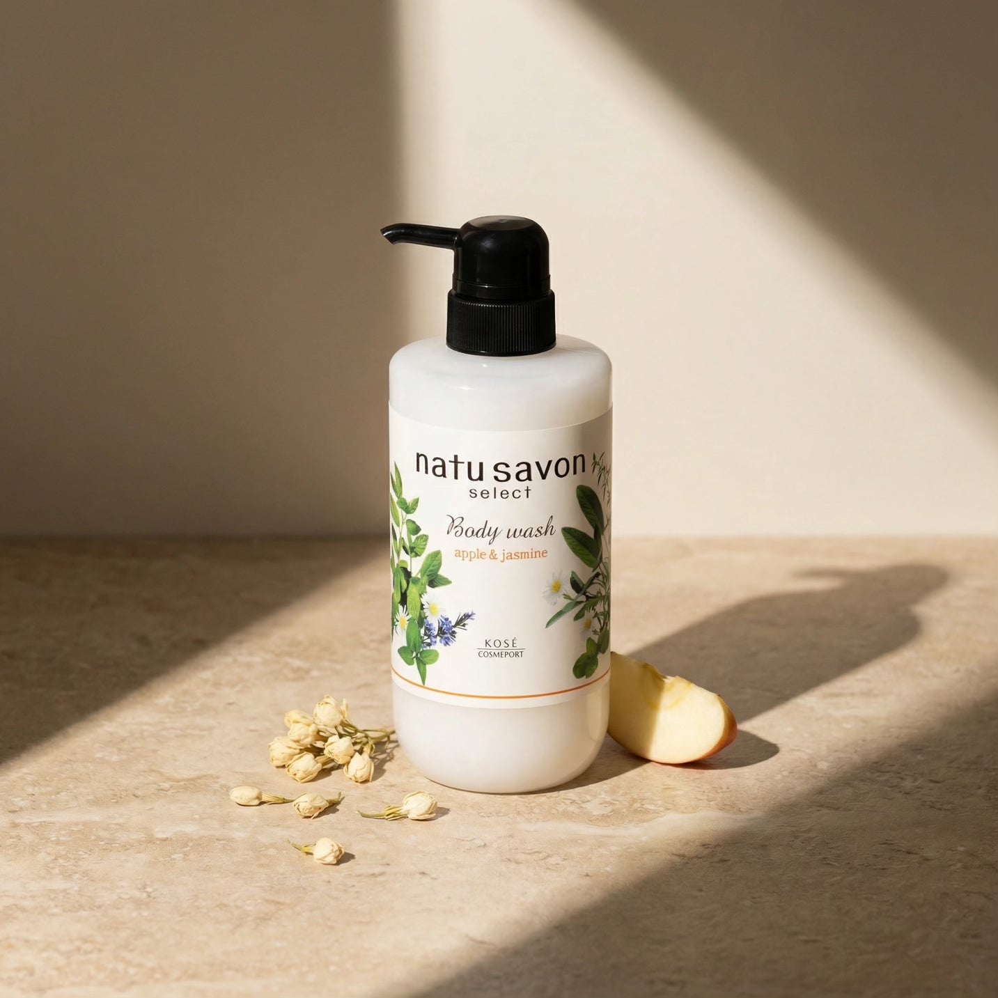 Kose Softymo Natu Savon Body Wash Apple & Jasmine 500ml