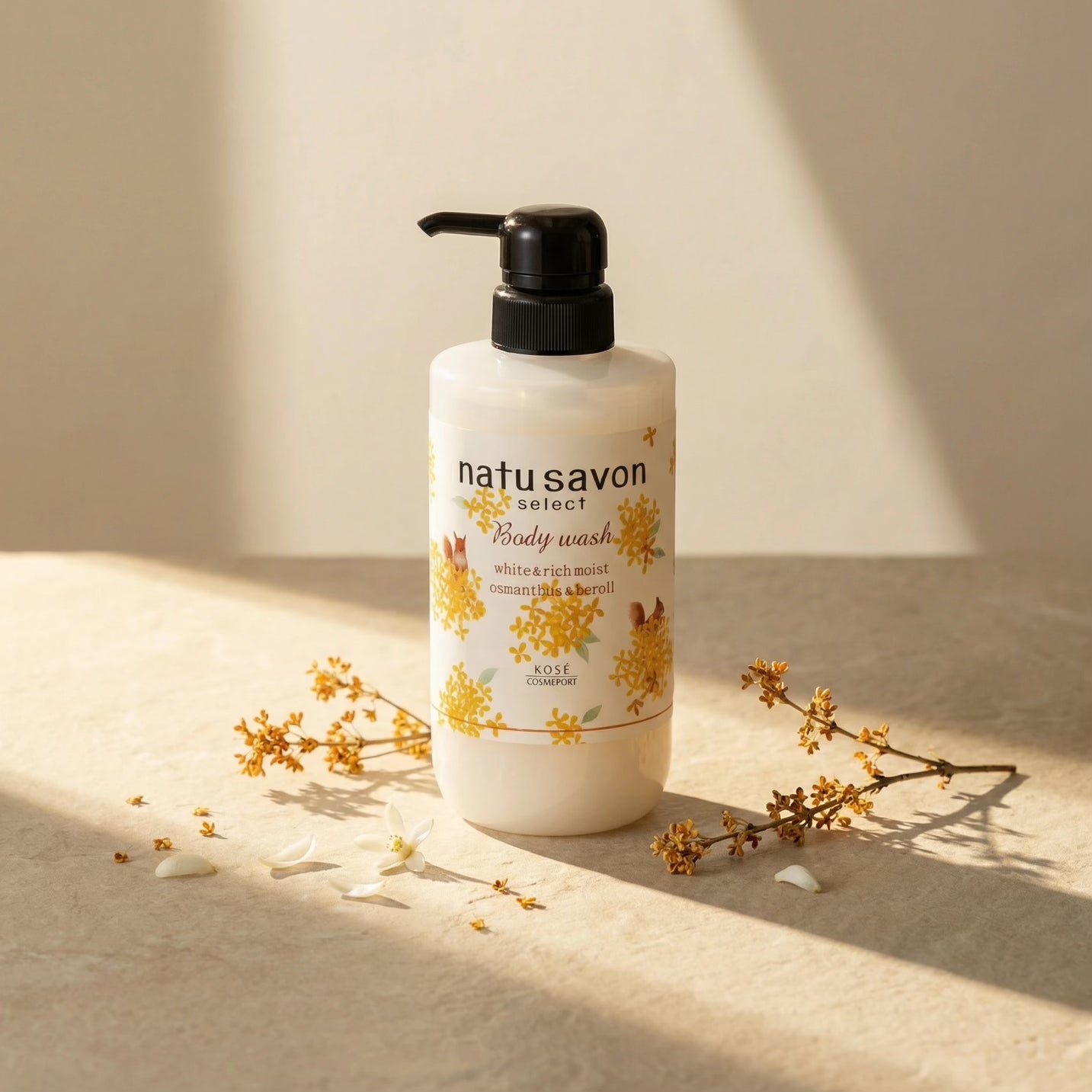 Kose Softymo Natu Savon Body Wash Osmanthus & Neroli 480ml