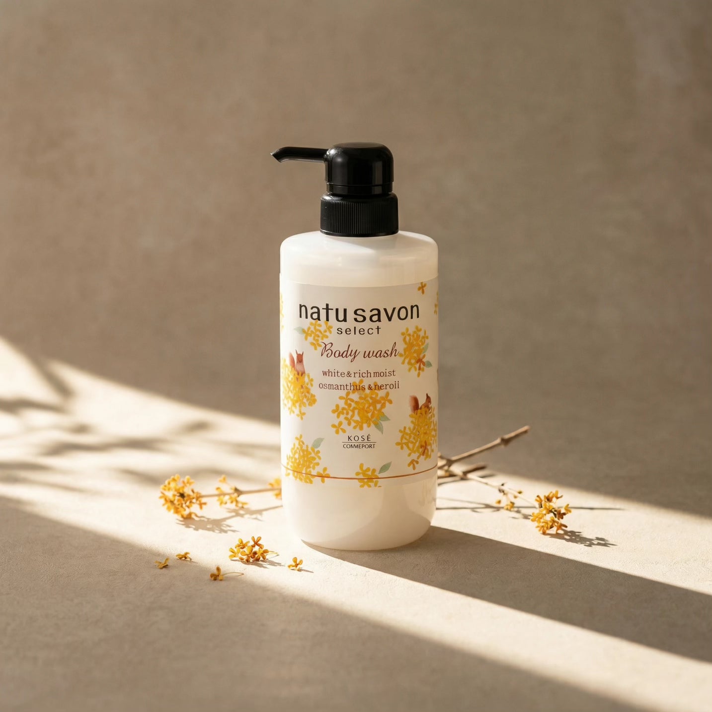 Kose Softymo Natu Savon Body Wash Osmanthus & Neroli 480ml