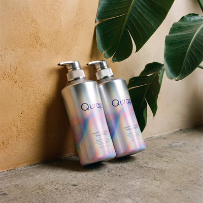 Qurap Wrapping Moist Shampoo & Treatment Set 440mL + 440g